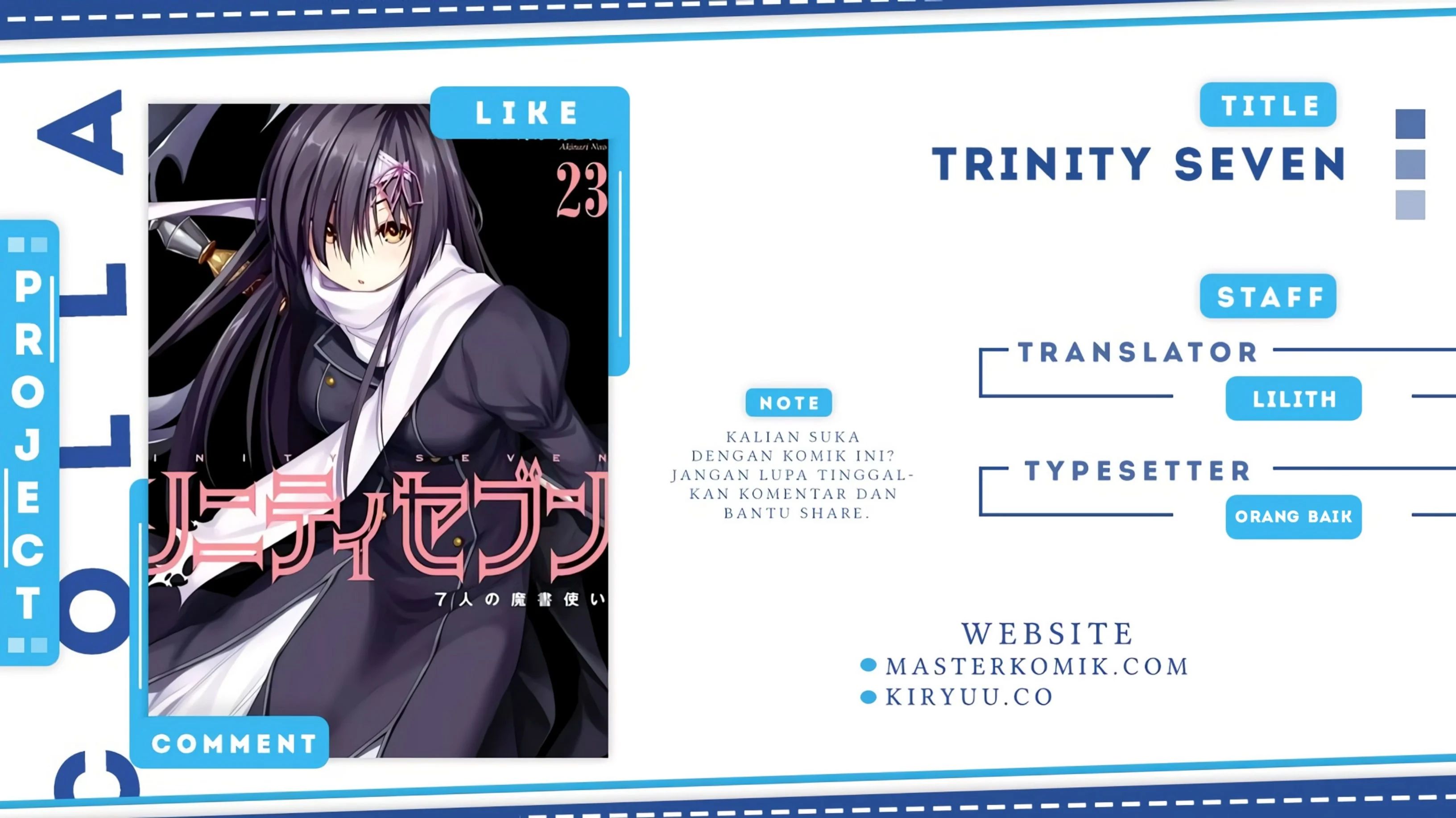 Trinity Seven Chapter 89