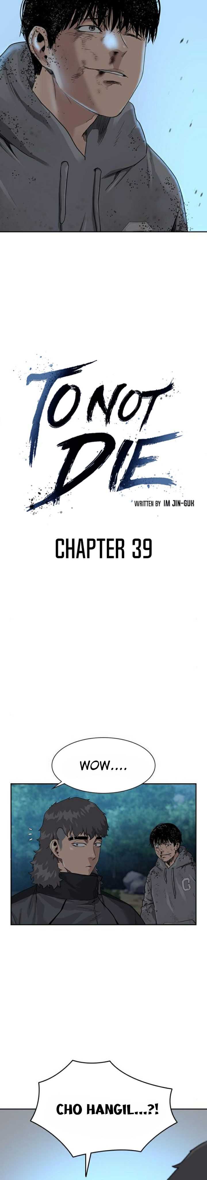 To Not Die Chapter 39
