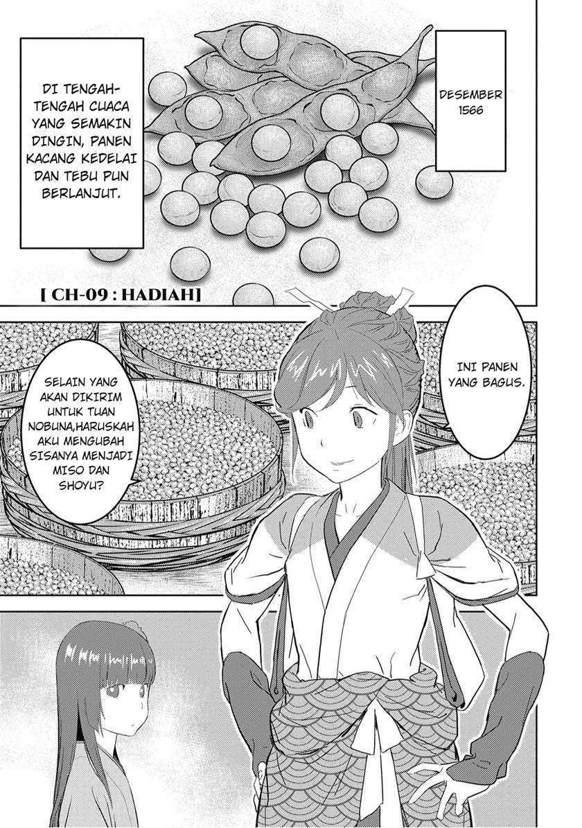 Sengoku Komachi Kuroutan Noukou Giga Chapter 9