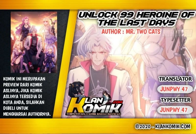 Unlock 99 Heroine Of The Last Day Chapter 1.1
