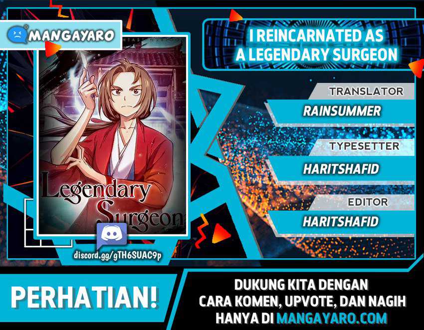 I Reincarnated As A Legendary Surgeon Chapter 10.1