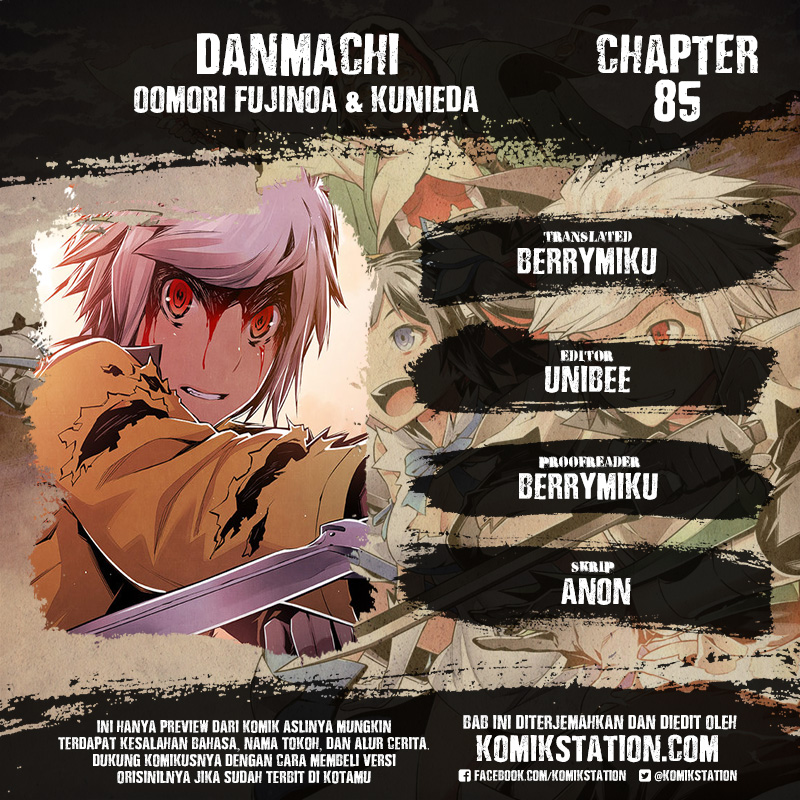 Danmachi Chapter 85