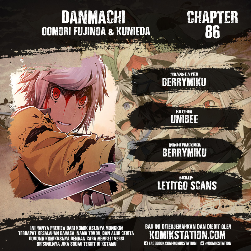 Danmachi Chapter 86