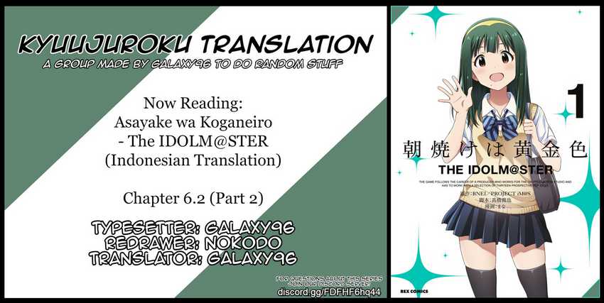 Morning Glow Is Golden The Idolm@ster Chapter 6.2