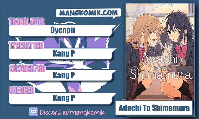 Adachi To Shimamura (yuzuhara Moke) Chapter 21