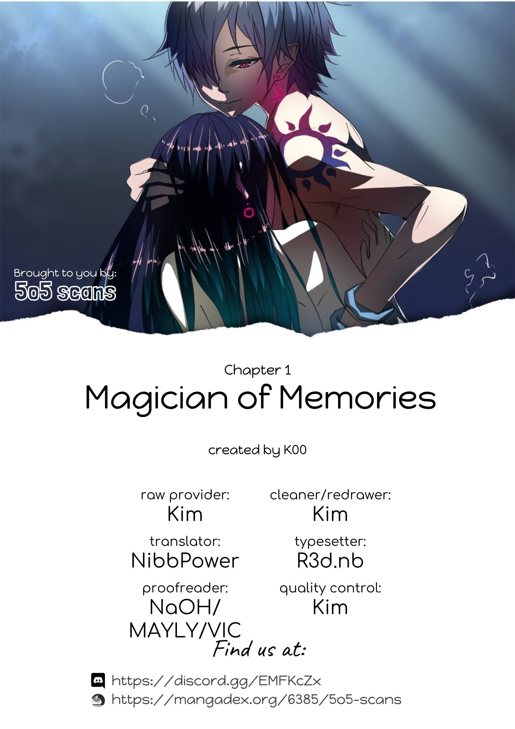 Magician Of Memories Chapter 1