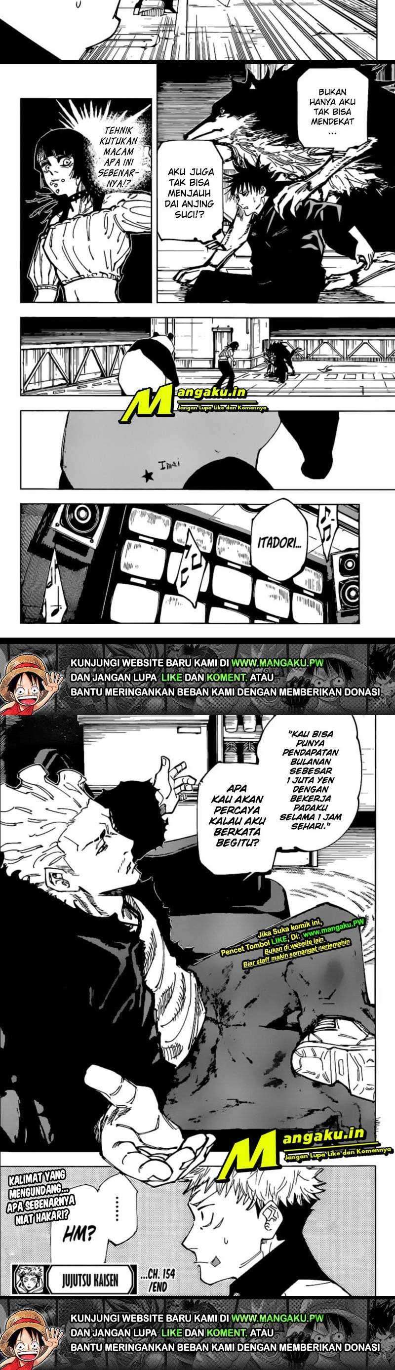 Jujutsu Kaisen Chapter 154