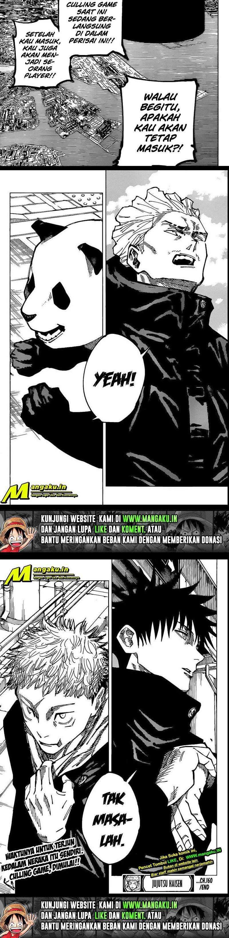 Jujutsu Kaisen Chapter 160