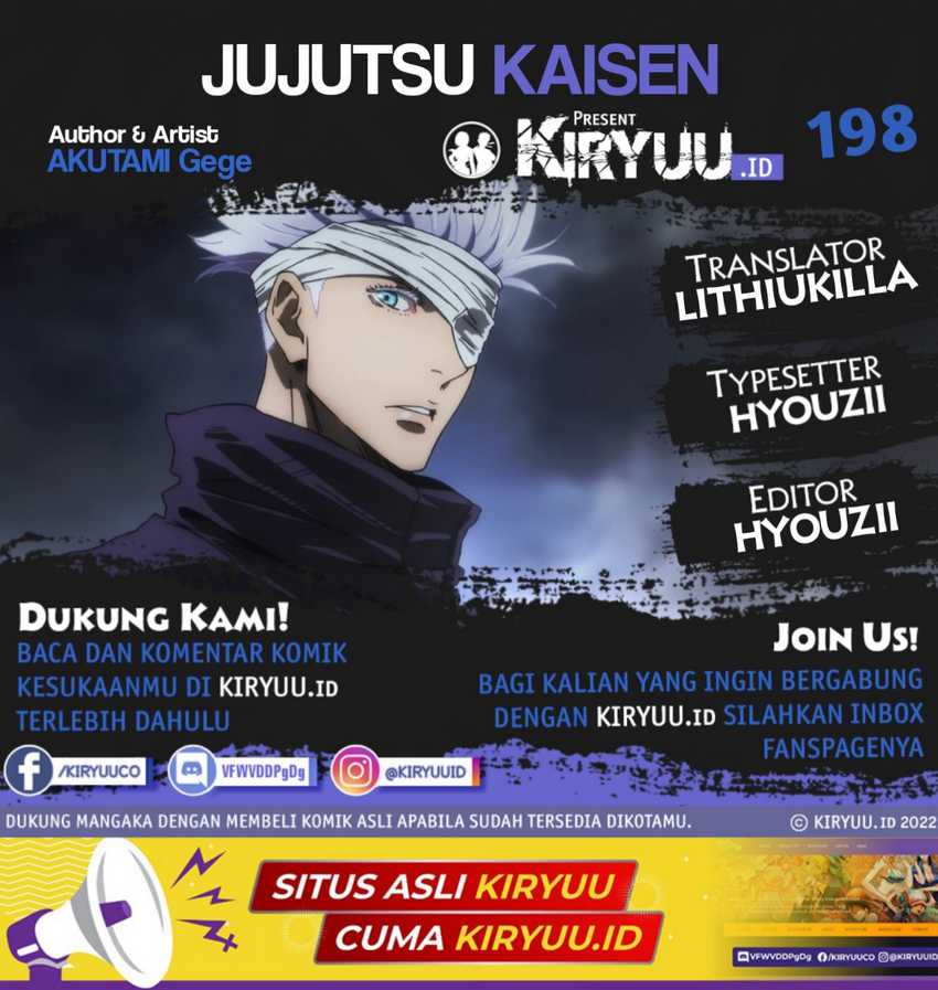 Jujutsu Kaisen Chapter 198