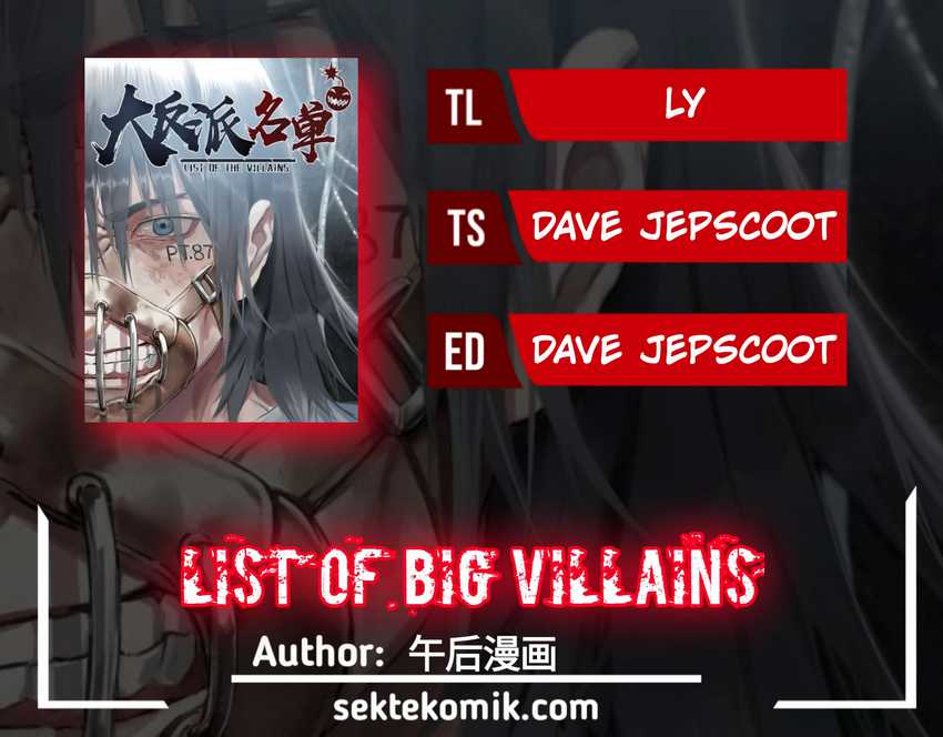 List Of Big Villians Chapter 87