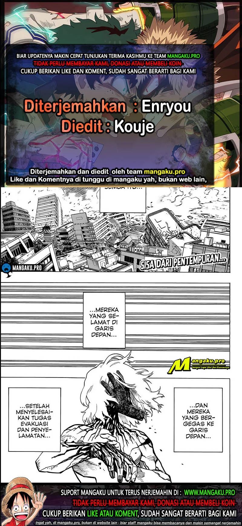 Boku No Hero Academia Chapter 296