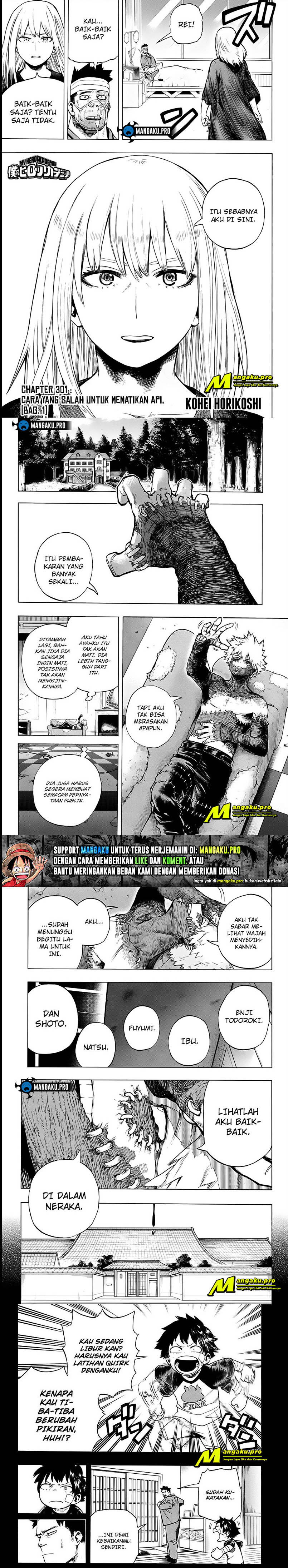 Boku No Hero Academia Chapter 301