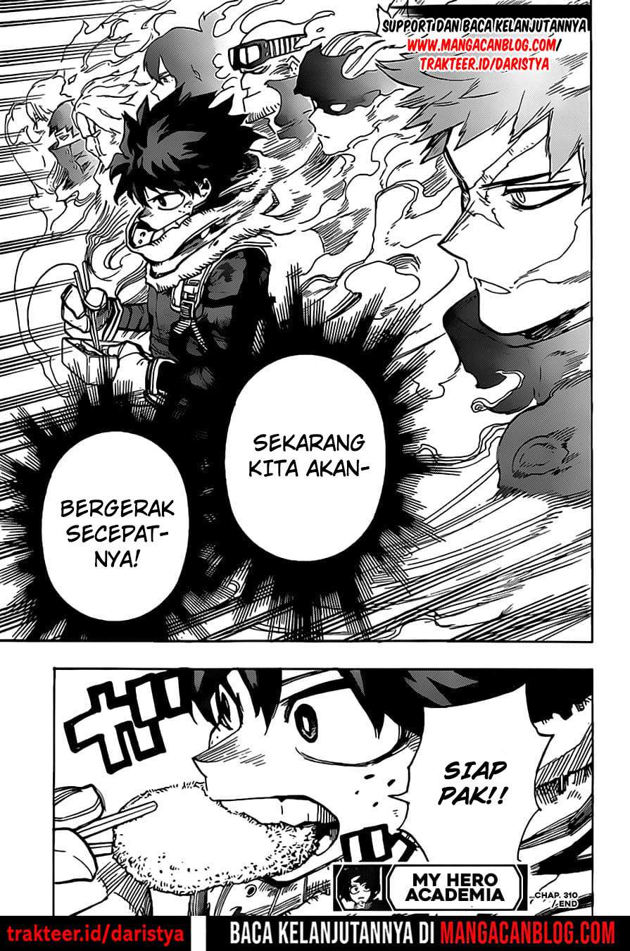 Boku No Hero Academia Chapter 310