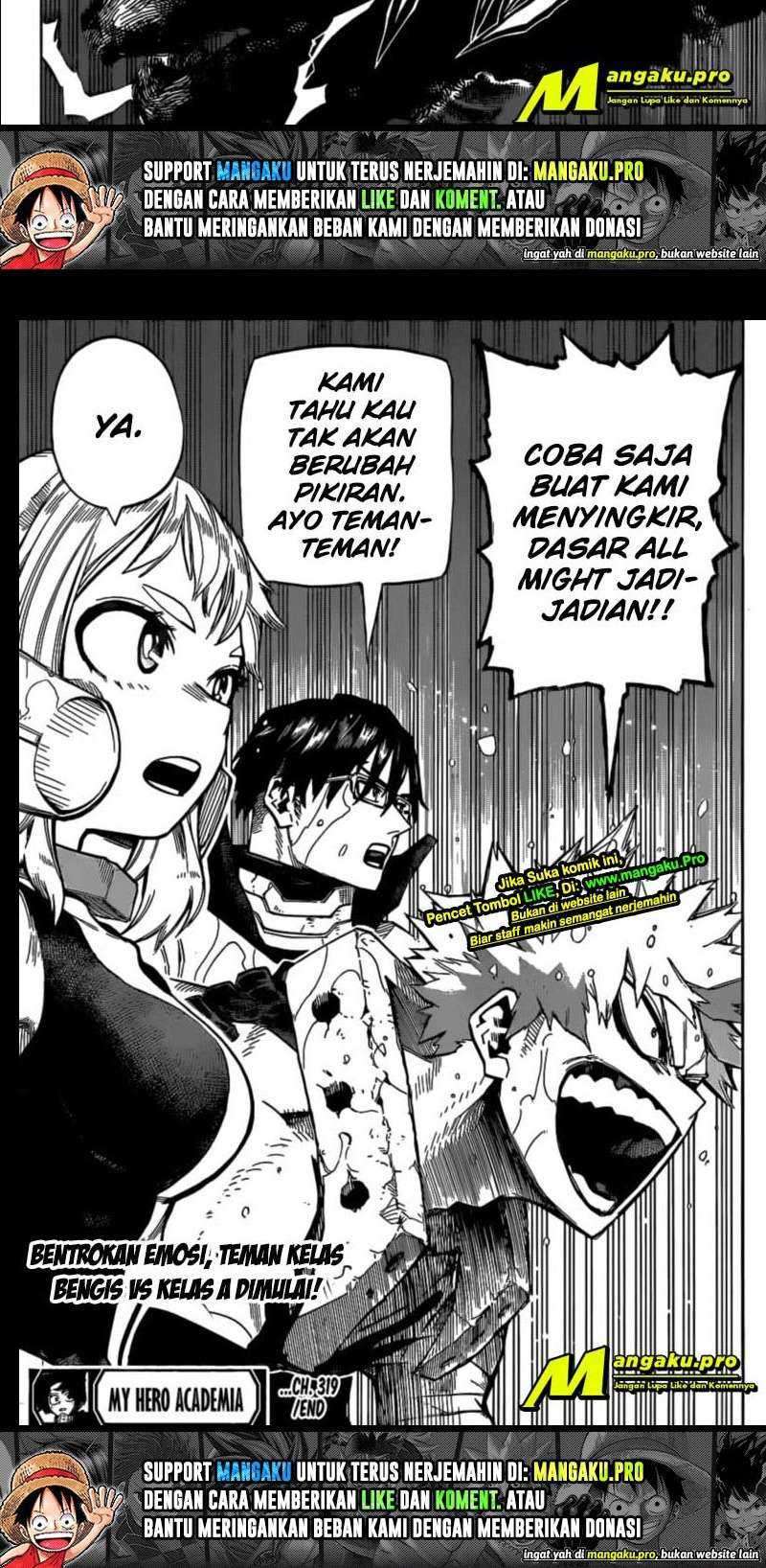 Boku No Hero Academia Chapter 319