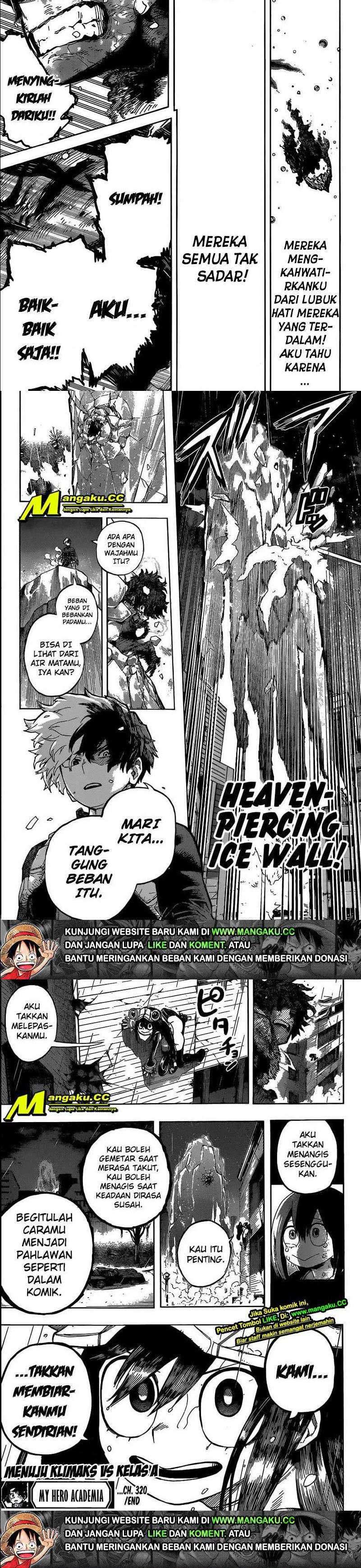 Boku No Hero Academia Chapter 320