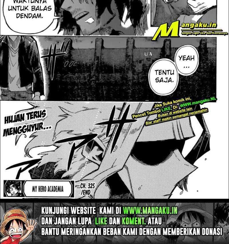 Boku No Hero Academia Chapter 325