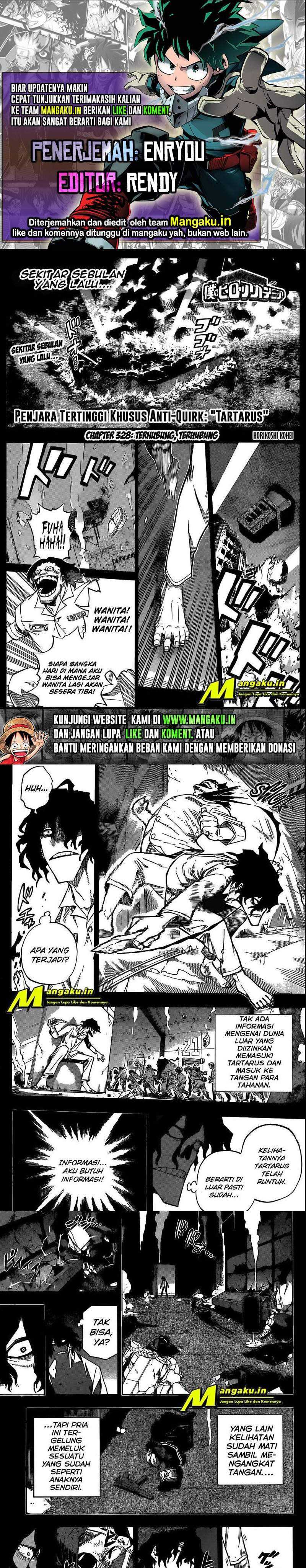 Boku No Hero Academia Chapter 328