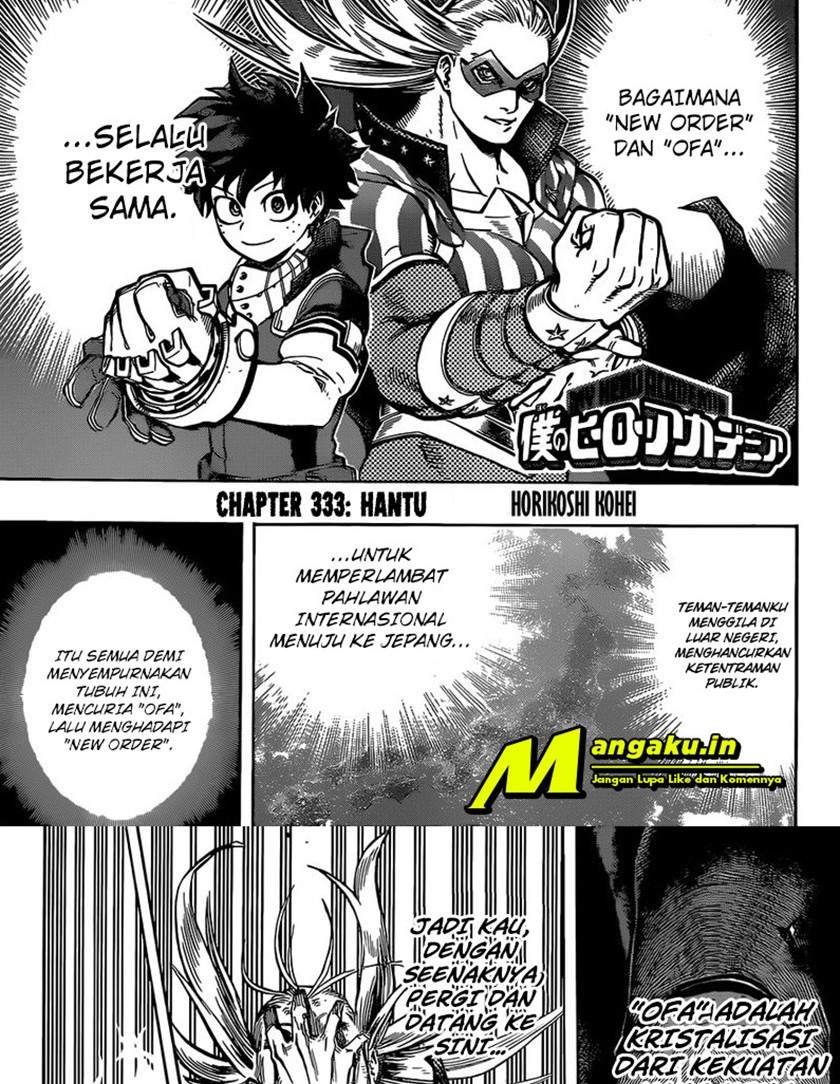 Boku No Hero Academia Chapter 333