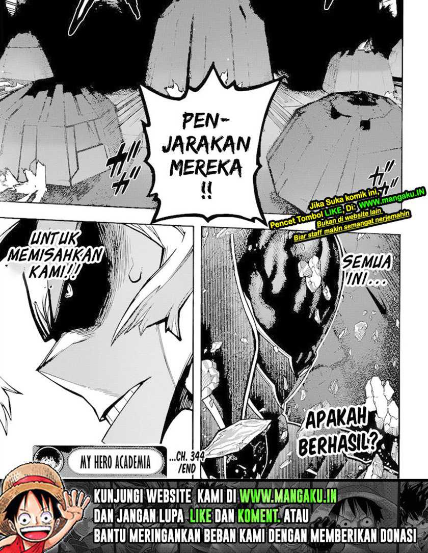 Boku No Hero Academia Chapter 344