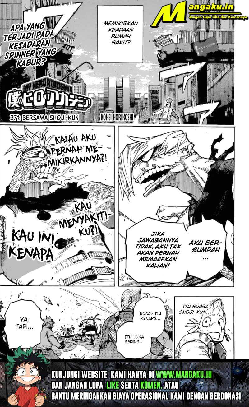 Boku No Hero Academia Chapter 371