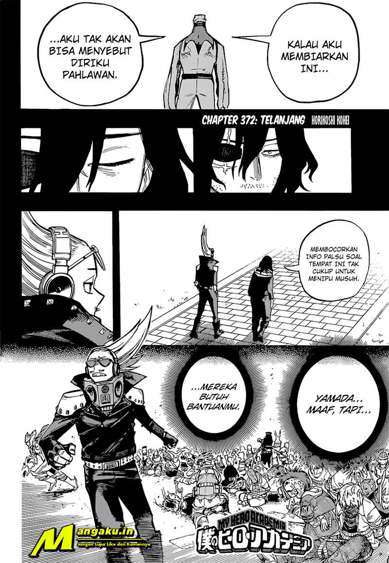 Boku No Hero Academia Chapter 372