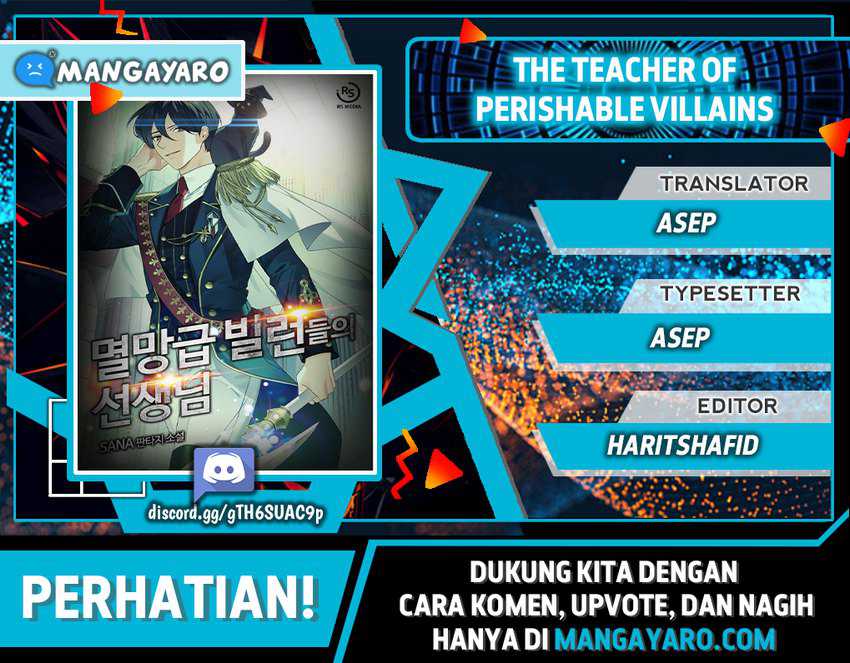 The Teacher Of Perishable Villains Chapter 21.1