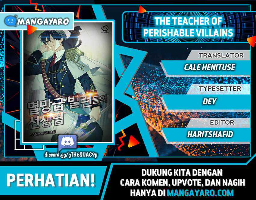 The Teacher Of Perishable Villains Chapter 27.1