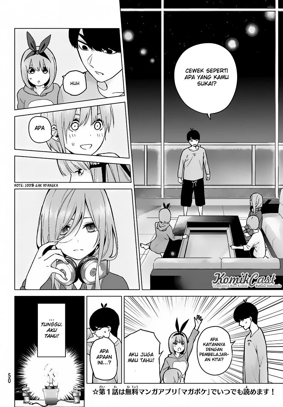 Go-toubun No Hanayome Chapter 17