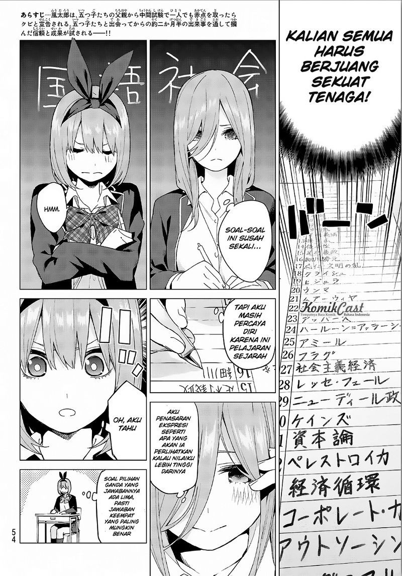 Go-toubun No Hanayome Chapter 20