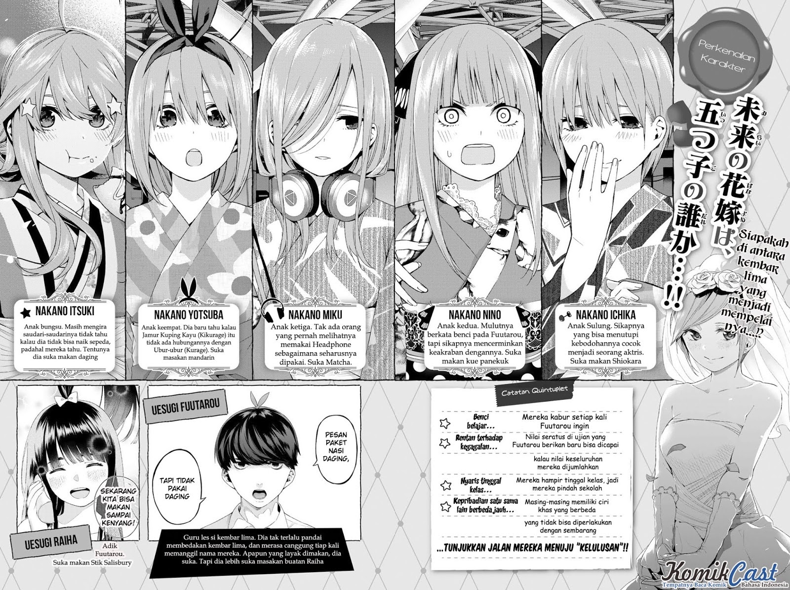 Go-toubun No Hanayome Chapter 37.5