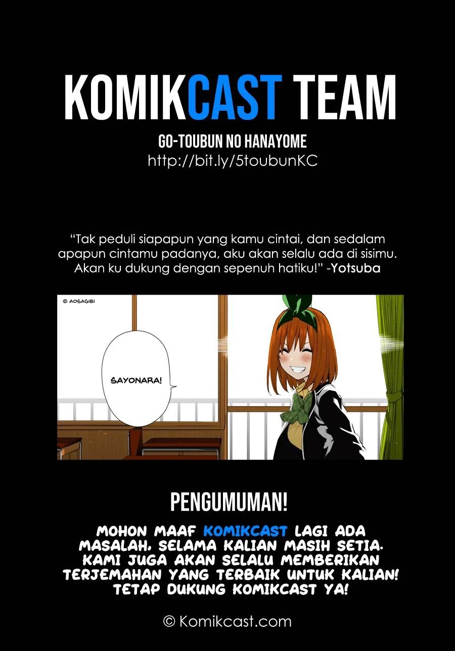 Go-toubun No Hanayome Chapter 72