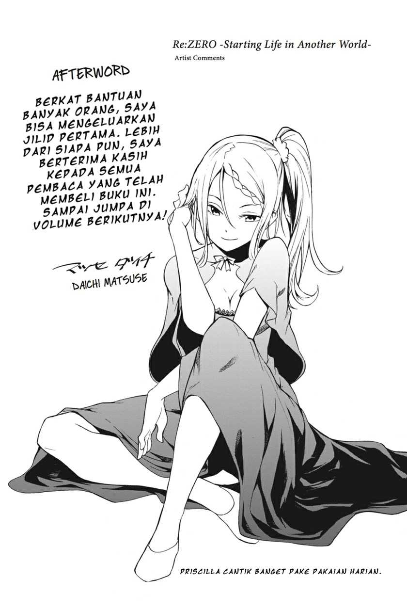 Re Zero Kara Hajimeru Isekai Seikatsu Daisanshou Truth Of Zero Chapter 5