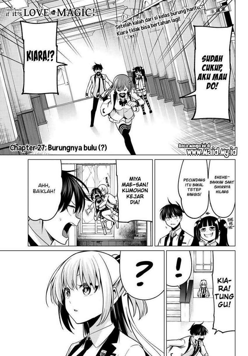 Koi Ka Mahou Ka Wakaranai! Chapter 27