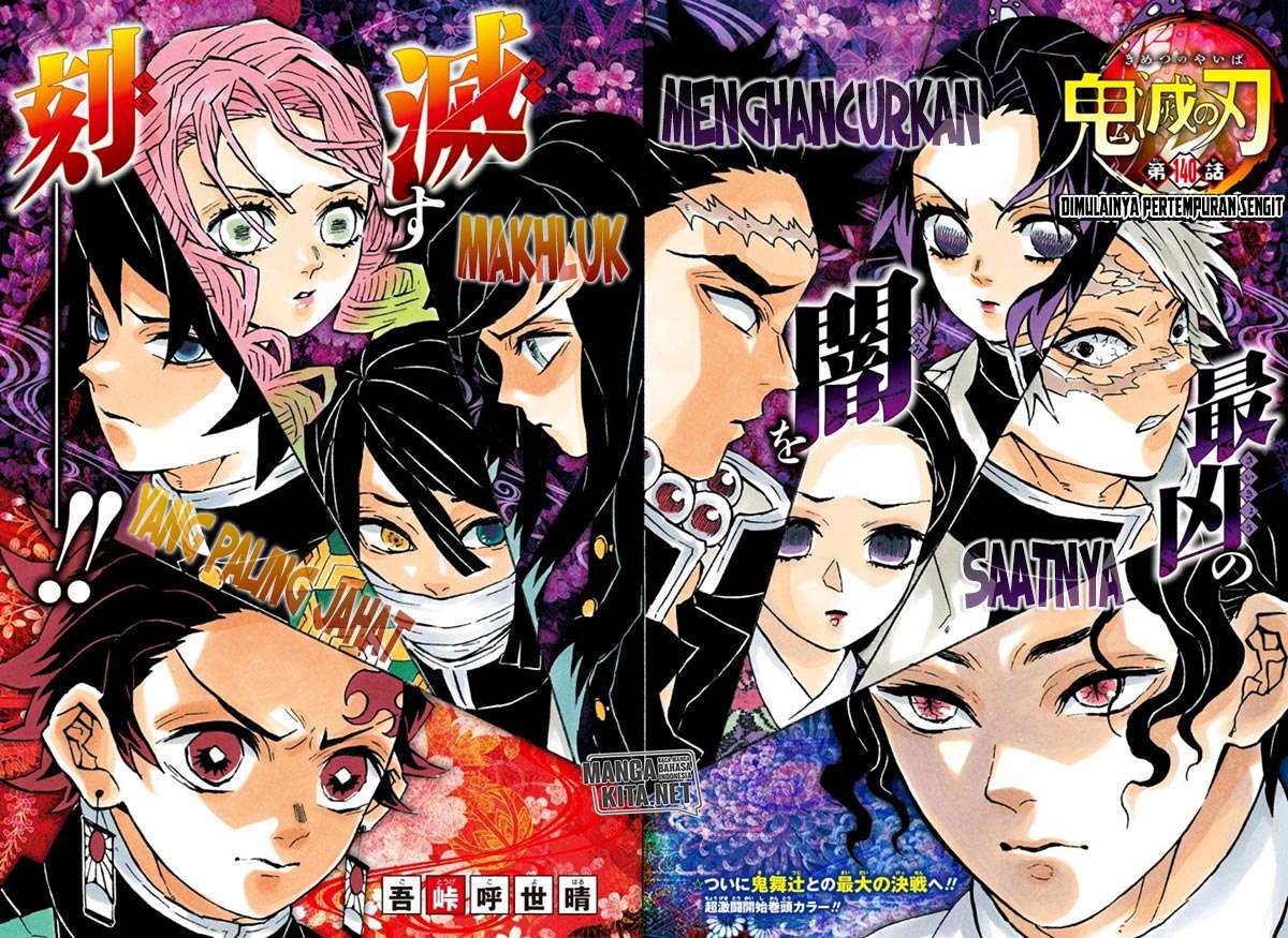 Kimetsu No Yaiba Chapter 140