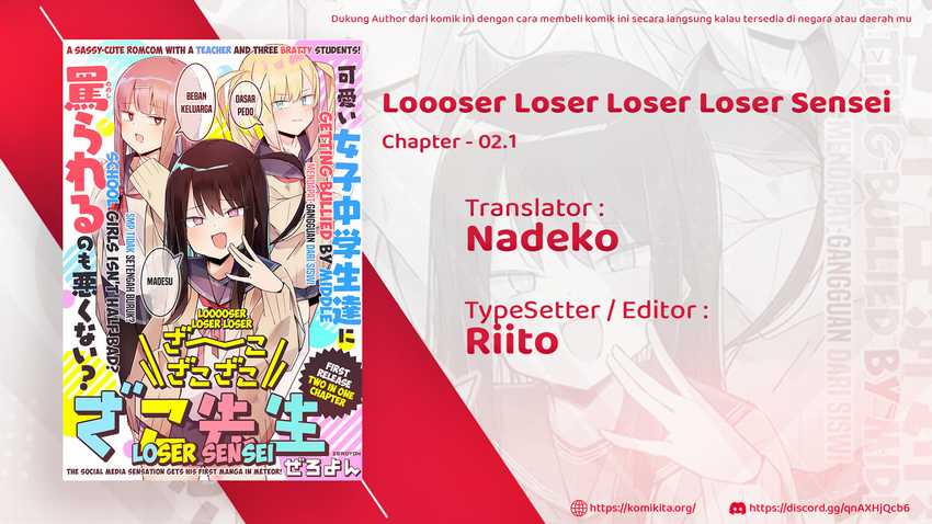 Loooser Loser Loser Loser Sensei Chapter 2.1