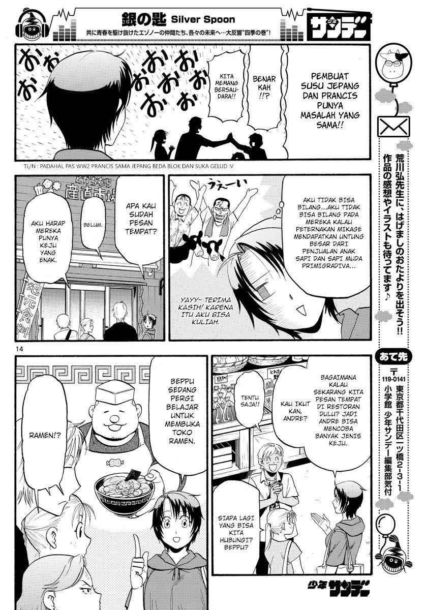 Silver Spoon Chapter 130