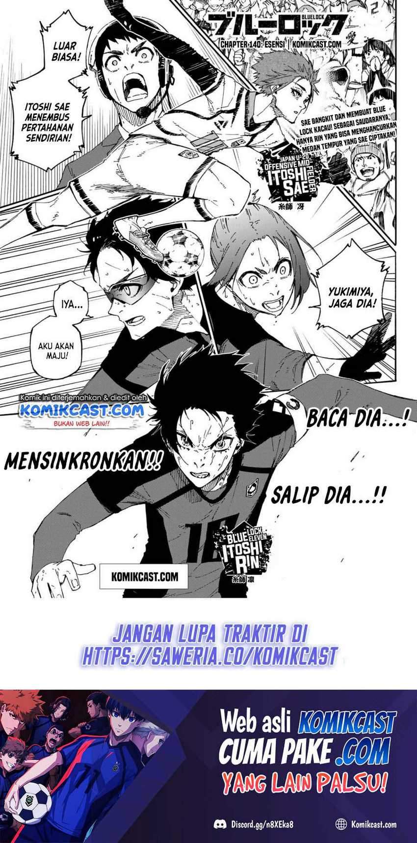 Blue Lock Chapter 140