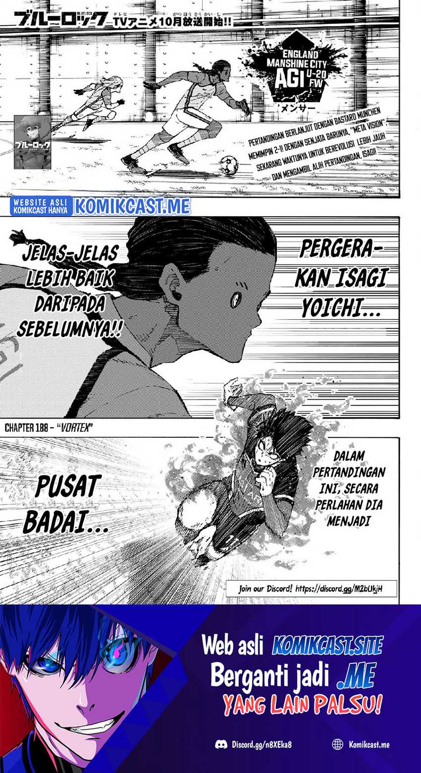 Blue Lock Chapter 188