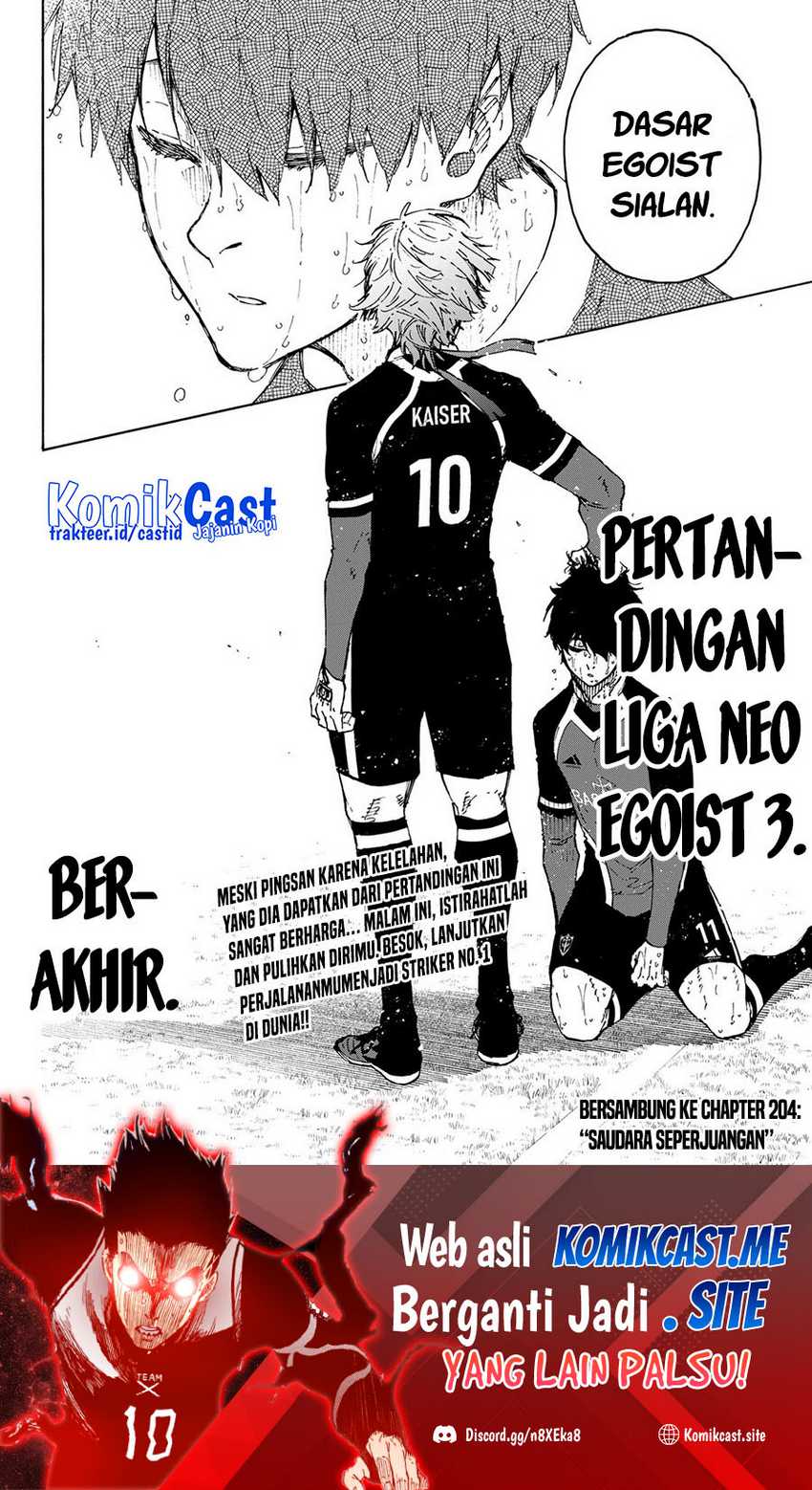 Blue Lock Chapter 203