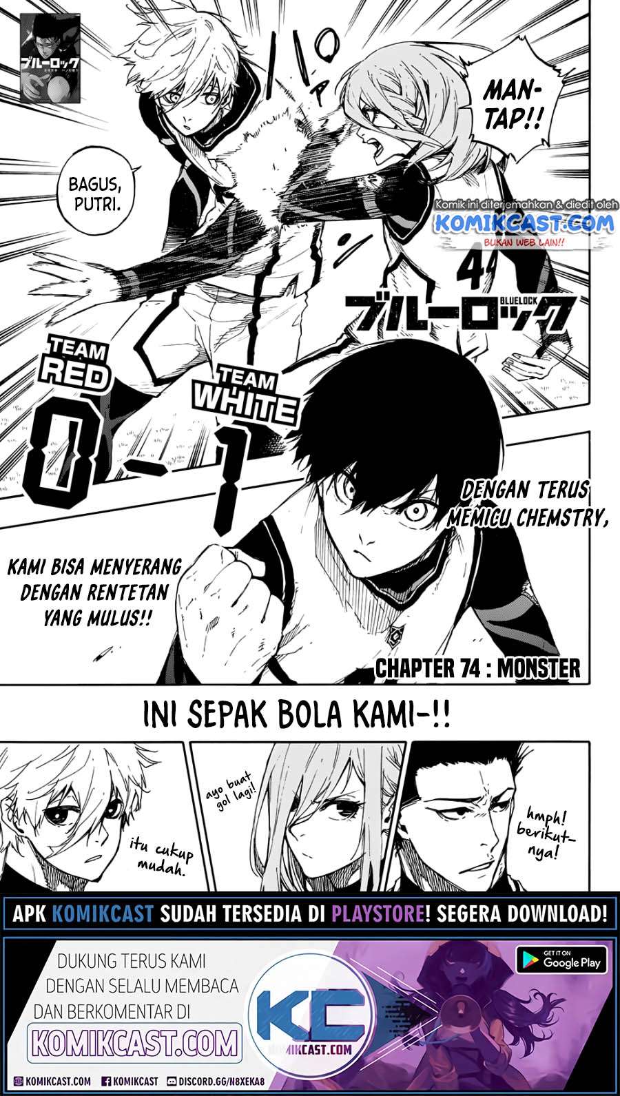 Blue Lock Chapter 74