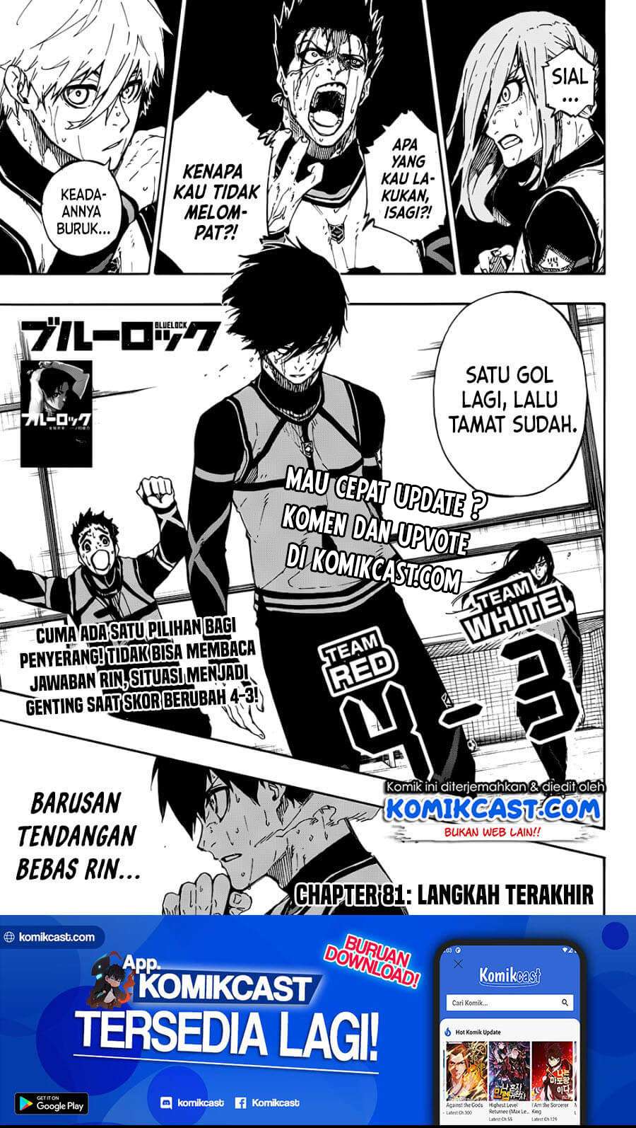 Blue Lock Chapter 81