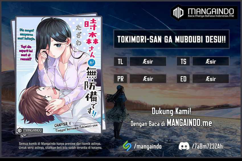 Tokimori-san Ga Muboubi Desu!! Chapter 1