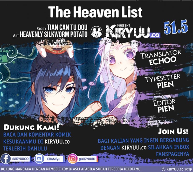 The Heaven’s List Chapter 51.5
