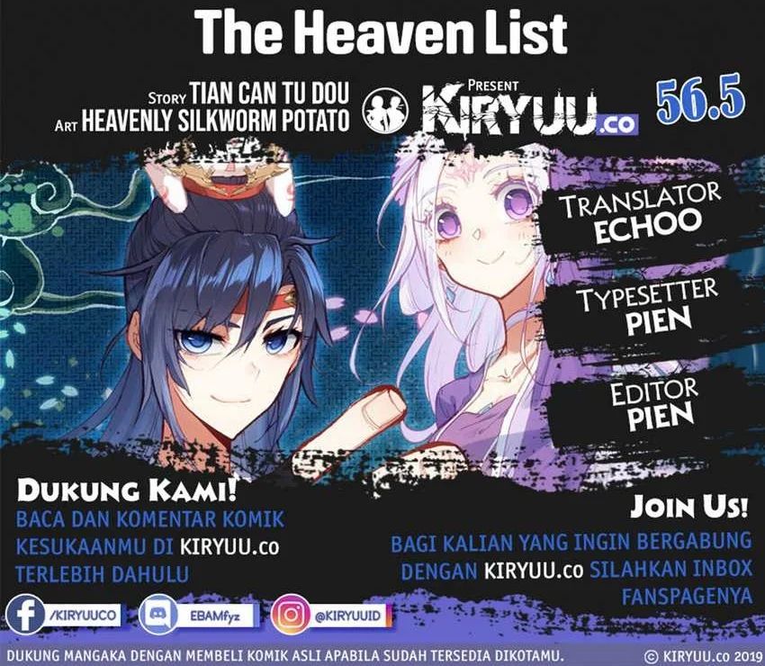 The Heaven’s List Chapter 56.5