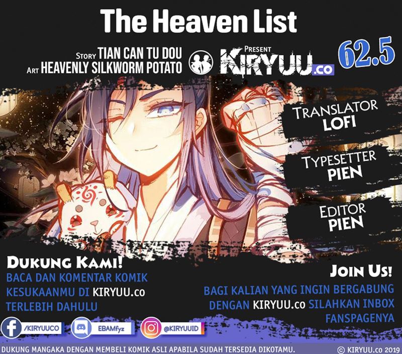 The Heaven’s List Chapter 62.5