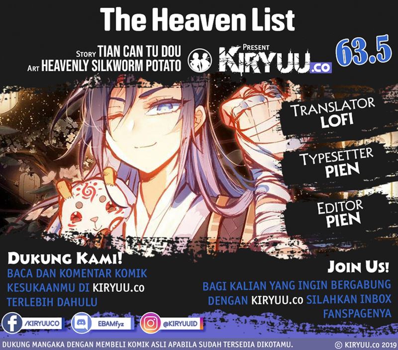 The Heaven’s List Chapter 63.5