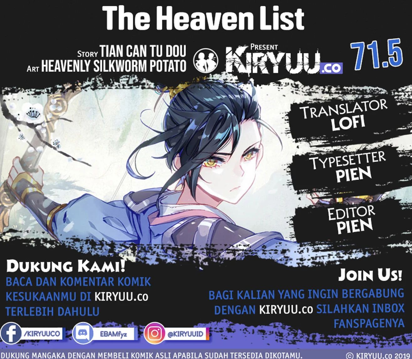 The Heaven’s List Chapter 71.5