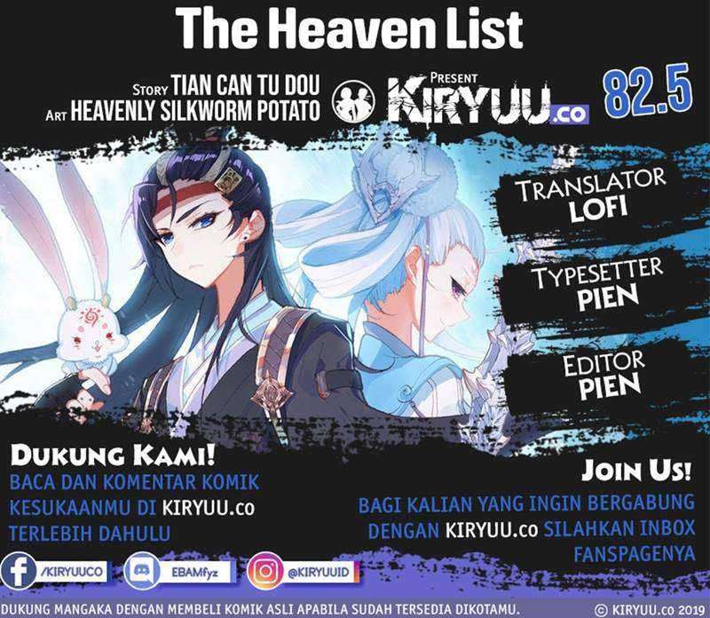 The Heaven’s List Chapter 82.5
