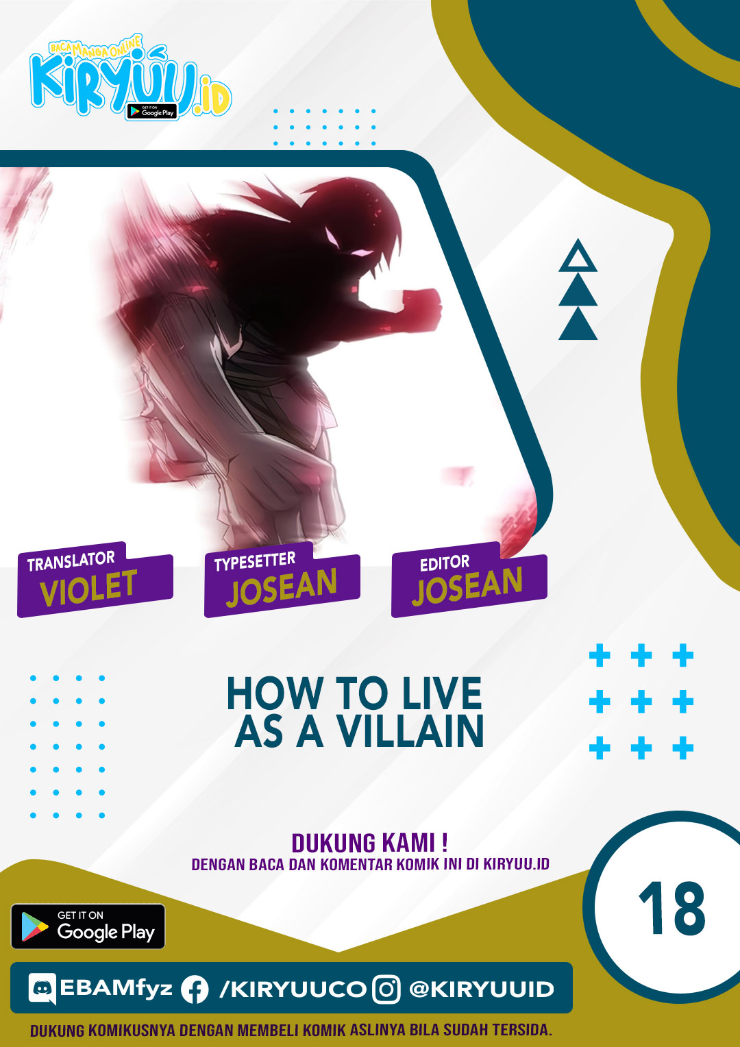 How To Live As A Villain Chapter 18