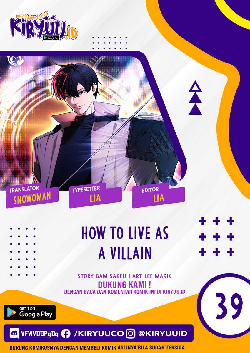 How To Live As A Villain Chapter 39